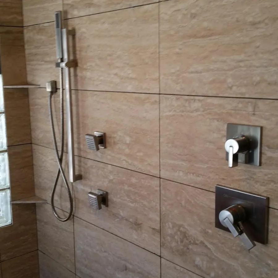 Shower fixture installation for Water Heater Replacement in Guilford